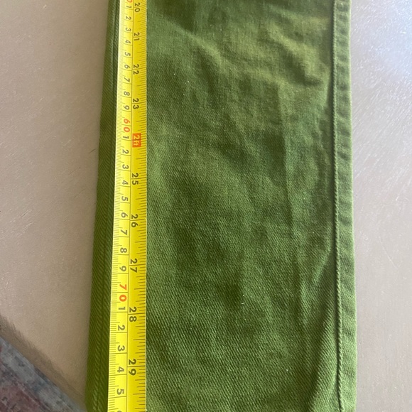 Vintage Levi's 900 Series Green Denim Jeans size 27/7 - Picture 8 of 11